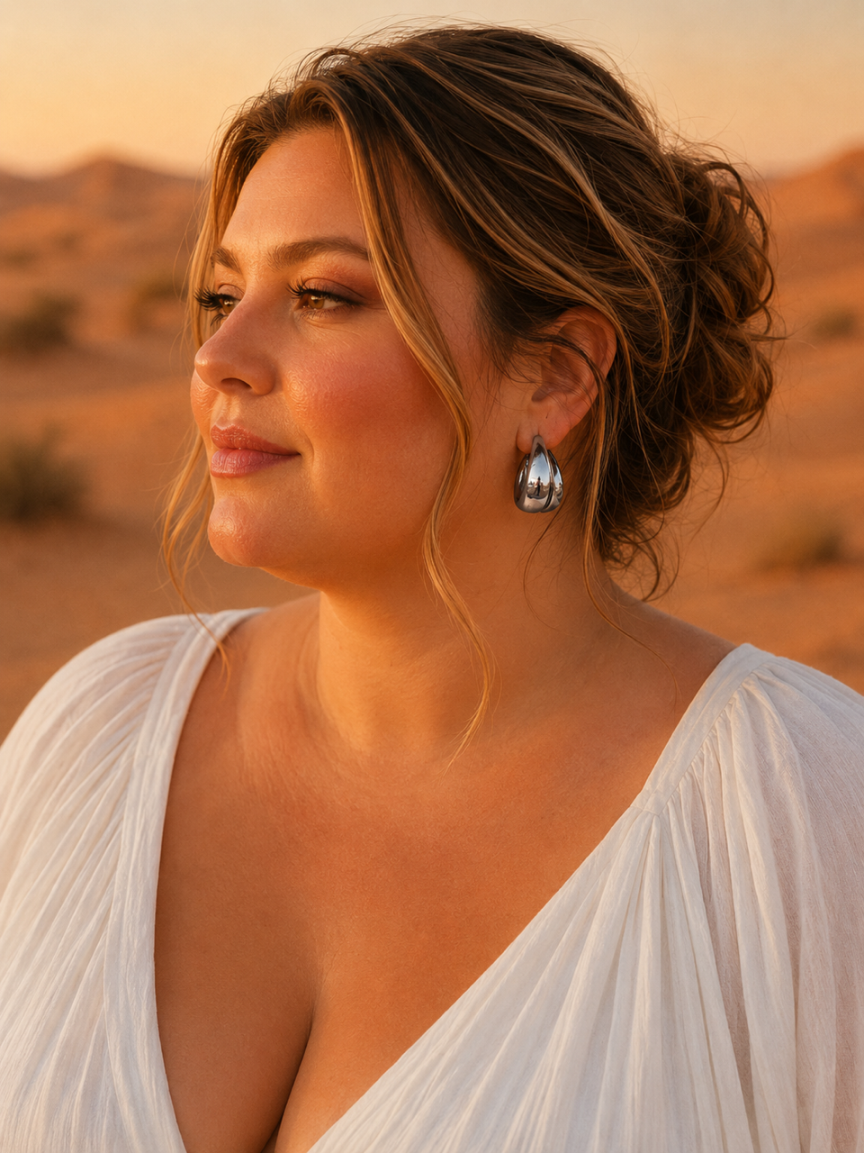 Boucles d’oreilles MÉLANIA argentées | Élégance moderne et minimaliste