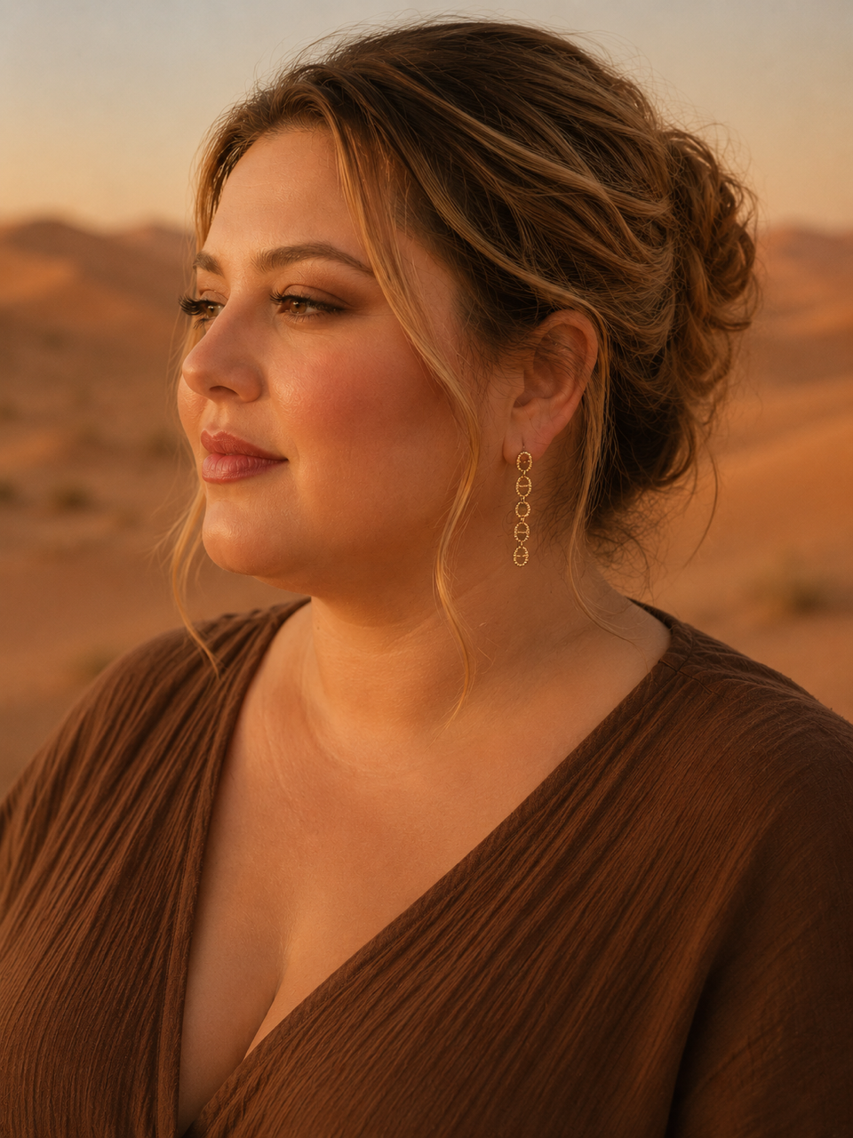 Boucles d’oreilles ANAYAA dorées | Élégance bohème chic et lumineuse