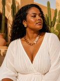 Collier Amaya | Collier bohème chic doré acier inoxydable