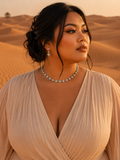 Collier argenté DUNAYA | collier lumineux et raffiné aux détails scintillants