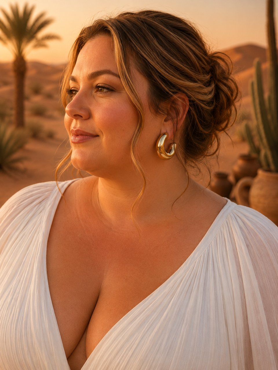 Boucles d’oreilles MELISSA dorées | Élégance moderne et lumineuse