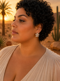 Boucles d’oreilles ELODIE | Élégance lumineuse et éclat raffiné