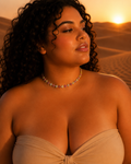 Collier « SALMA Rose » | Collier trèfle rose en acier inoxydable doré