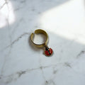 Bague coccinelle dorée femme “Chance Dorée” : symbole de bonne fortune