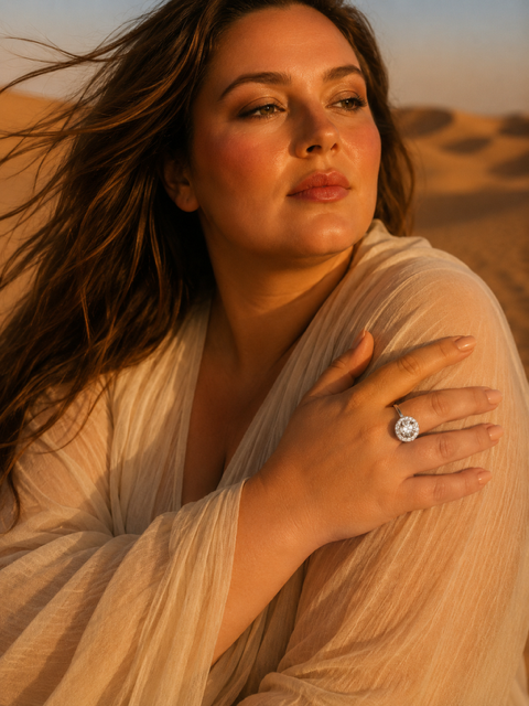 Bague “INES Argentée” | Bague anti-stress tournante en acier inoxydable argenté et zirconiums